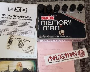 Analogman modded Electro Harmonix Deluxe Memory Man